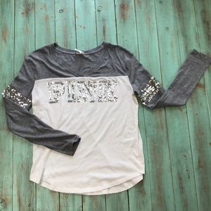 PINK Victoria's Secret bling shirt
